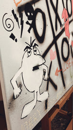 Lade das Bild in den Galerie-Viewer, Leinwand #verflixt
