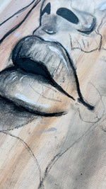 Lade das Bild in den Galerie-Viewer, Leinwand #thoughts
