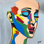 Lade das Bild in den Galerie-Viewer, Leinwand 'thoughts
