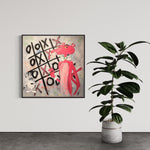 Lade das Bild in den Galerie-Viewer, Leinwand #verflixt
