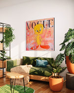 Lade das Bild in den Galerie-Viewer, Leinwand #tweety
