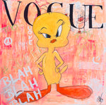 Lade das Bild in den Galerie-Viewer, Leinwand #tweety
